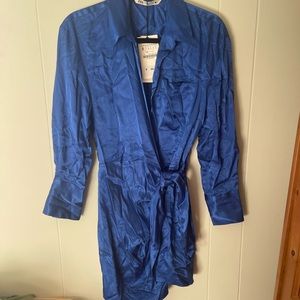 Zara Blue Satin dress